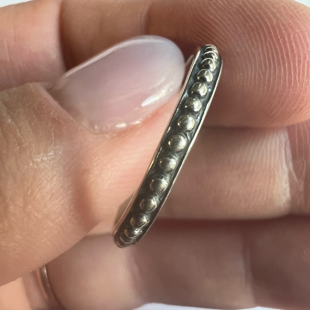 Sterling silver band ring